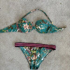 Zimmermann Tropicale Balconette Bikini Women's Size 4